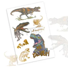 Tetovaže z nalepkami TyToo: Dinozaver T-rex slika 2