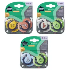 Tommee Tippee: FunFriends set ortodontskih dude 2 kosa v več različicah (0–6 mesecev) slika 2