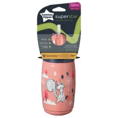 Tommee Tippee: Superstar Skuštrasti napitek s slamico 266ml (12 mesecev+)