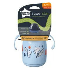 Tommee Tippee: Superstar Pijanka modra barva 300ml (6 mesecev+)