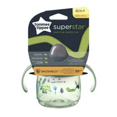 Tommee Tippee: Superstar Pijača z zeleno barvo 190ml (4 meseci+)