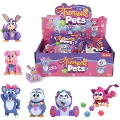 Treasure Pets: Živalska presenečenja figura 1 kos