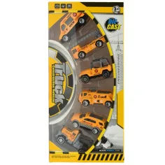 Truck Team: 6-delni set gradbenih avtomobilčkov set 1/64 slika 2