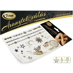 TyToo: Zlata tetovaža sanjska mreža, vila set 21x15cm slika 2