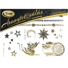 TyToo: Zlata tetovaža sanjska mreža, vila set 21x15cm slika 1