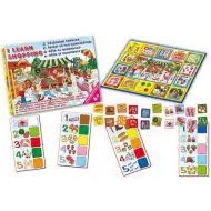 Učim se nakupovat V 4 jezikih Razvojna družabna igra - D-Toys