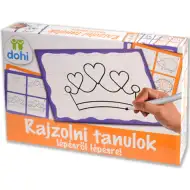 Učim se risati korak za korakom Dekliški komplet V MADŽARŠČINI