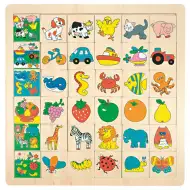 Umeščanje slik Lesena igrača v 2 različicah