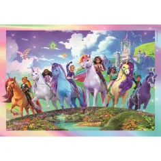 Unicorn Akadémija ekipa 104-delni Supercolor puzzle - Clementoni slika 2