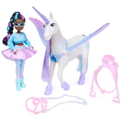Unicorn Akadémija: Layla punčka in Glacier krilati unikatni komplet igrač - Spin Master slika 2
