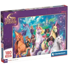 Unicorn Akadémija skupinska slika 180-delni puzzle - Clementoni
