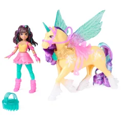 Unikornis Akademija: Wing Magic Ava punčka in Leaf unikatna igrača - Spin Master slika 2