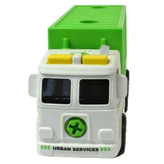 Urban Services: Razstavljiv kamion zabojnik z orodjem in zvoki 20 cm slika 2
