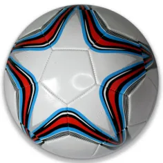 Usnjena nogometna žoga z zvezdnim vzorcem v več različicah, 22 cm slika 3
