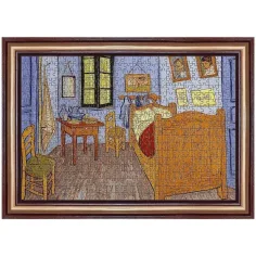 Van Goghova soba v Arlesu, Van Gogh - 500 delni puzzle s okvirjem - Trefl
