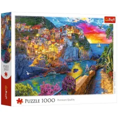 Večerna sprehod po Cinque Terri 1000-delni puzzle - Trefl slika 1