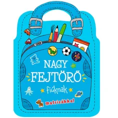 Velika uganka - zvezek s nalepkami za fante