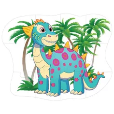 Velikanska 12-delna talna sestavljanka Dinozaver slika 2