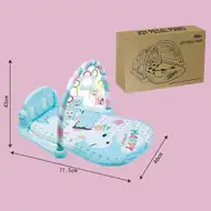 Vesela žirafa Modra igralna preproga s svetlobnimi in zvočnimi efekti