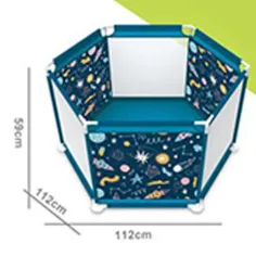 VivaKids Hodulja za otroke z motivi vesolja 112x59 cm slika 2
