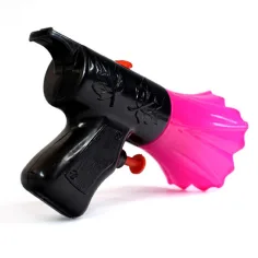 Vodna pištola in piščalka črno-pink barve 2 v 1 slika 3