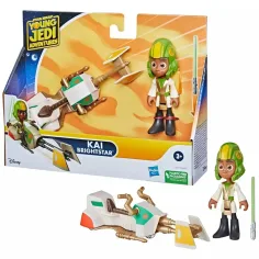 Vojna zvezd: Pustolovščine mladih Jedijev – Kai Brightstar set figurice 7,5 cm z vozilom – Hasbro slika 3