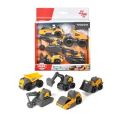 Volvo mini gradbena vozila 5-delni set - Dickie Toys