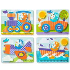 Vozila Lesena velikanska sestavljanka - Melissa & Doug slika 5