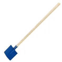 Vrtna lopata z lesenim ročajem v modri barvi 75cm - Woodyland