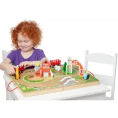 Vzemi ga s sabo Leseni igralni komplet Kmetija - Melissa & Doug slika 2