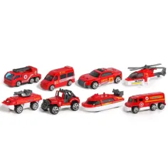X-Military 8-delni set gasilskih avtomobilčkov slika 2