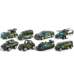 X-Military 8-delni set vojaških avtomobilčkov slika 2
