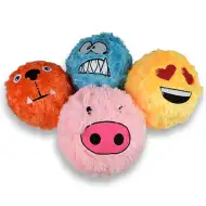 Zabavna dlakava plišasta žoga Fuzzy v več različicah 23 cm