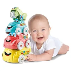 Zabavna vozila zlagalna spretnostna igra za dojenčke - Clementoni baby slika 4