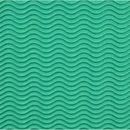Zeleni dekorativni 3D valoviti karton B2 50x70cm