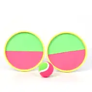 Zeleno-roza komplet spretnostne igre catch ball