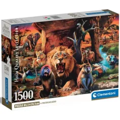 Živali compact 1000-delni puzzle - Clementoni