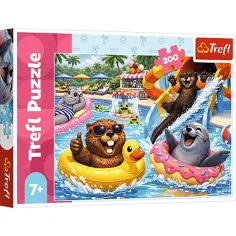 Živali na počitnicah 200-delni puzzle - Trefl slika 1