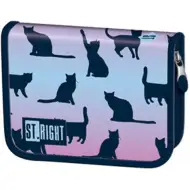 Zložljiva nenapolnjena peresnica St.Right Night Cats