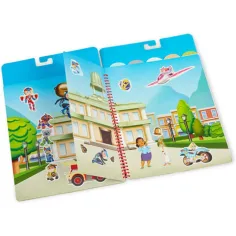 Zvezek s ponovno uporabljivimi nalepkami Melissa & Doug: Tačke na patrulji Pustolovski zaliv slika 2