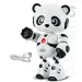 11, robotski panda prijatelj s svetlobnimi in zvočnimi efekti, s kovinskim ohišjem
