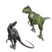 3D Svet Dinosavrov dino stenska nalepka komplet s plakatom slika 3