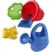 5-delni komplet za pesek z valovitim vedrom - D-Toys