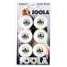 6-delni komplet žogic za namizni tenis Joola bele barve