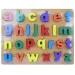 ABC pisane lesene male črke sestavljanka 30x22cm