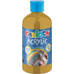 Akrilna barva v zlati barvi 250 ml - Carioca