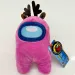 Among Us roza plišasta igrača z rožnatimi rogovi, 20 cm