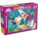 Ariel Mala morska deklica 2 v 1, 108-delni puzzle in pobarvanka 70x50 cm – Lisciani