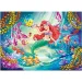 Ariel, mala morska deklica 2 v 1, 108-delni puzzle in pobarvanka 50x35 cm - Lisciani