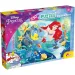 Ariel mala morska deklica 2 v 1, 250-delni puzzle in pobarvanka, 50x35 cm – Lisciani